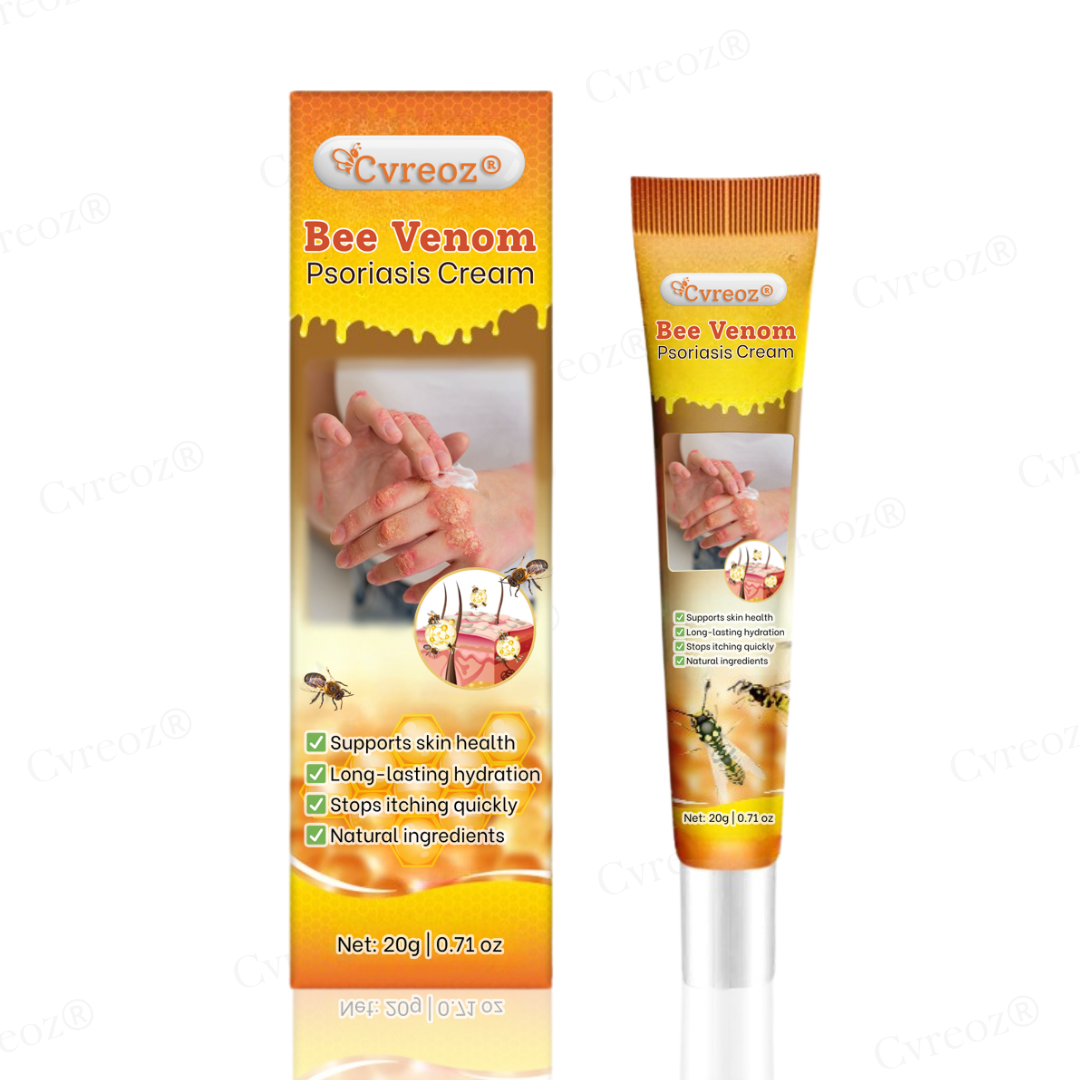 đ LIMITED OFFER 60% OFF đ CvreozÂź Bee Venom Psoriasis Cream