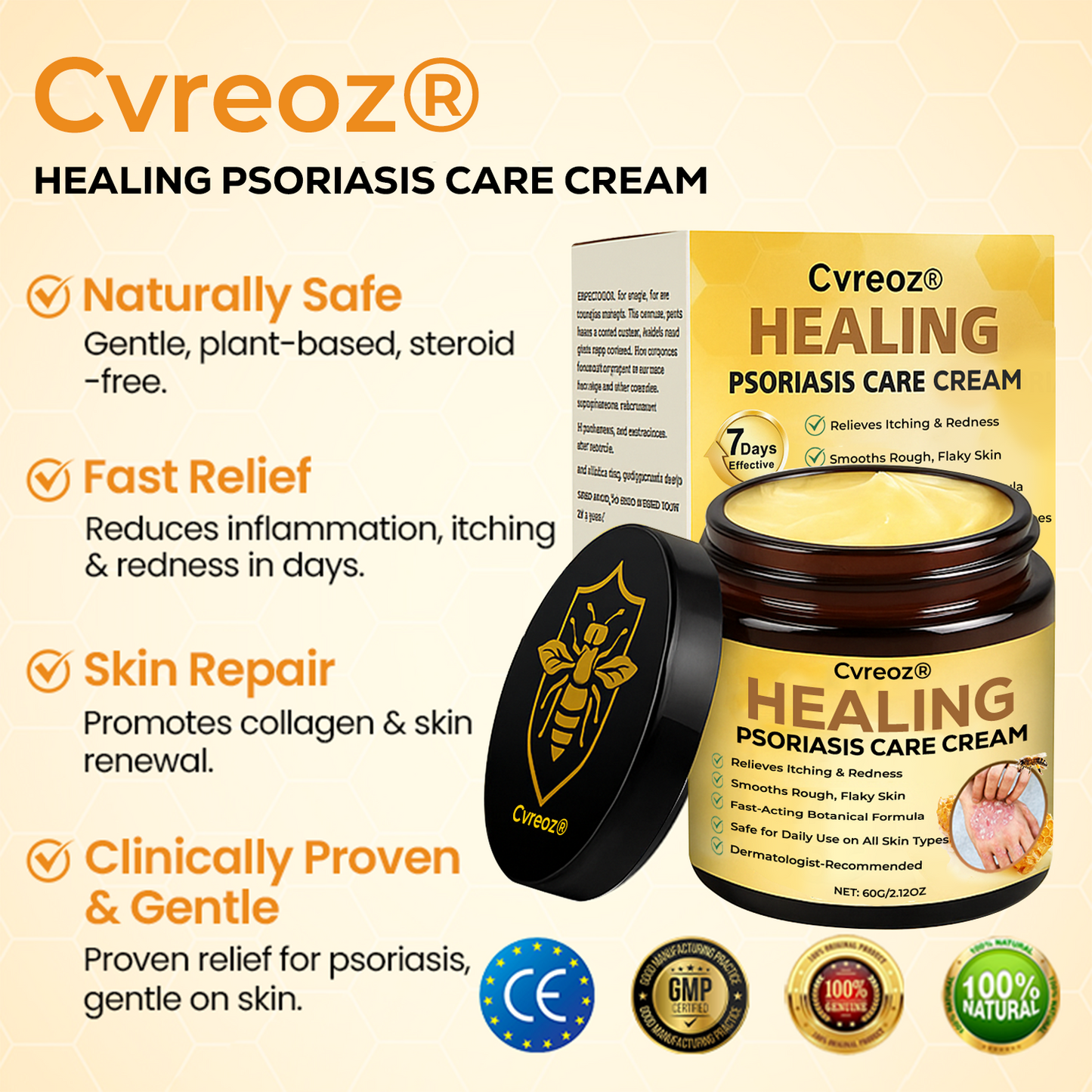 ⏰Last Day Promotion: 65% OFF🔥 Cvreoz® Healing Psoriasis Care Cream