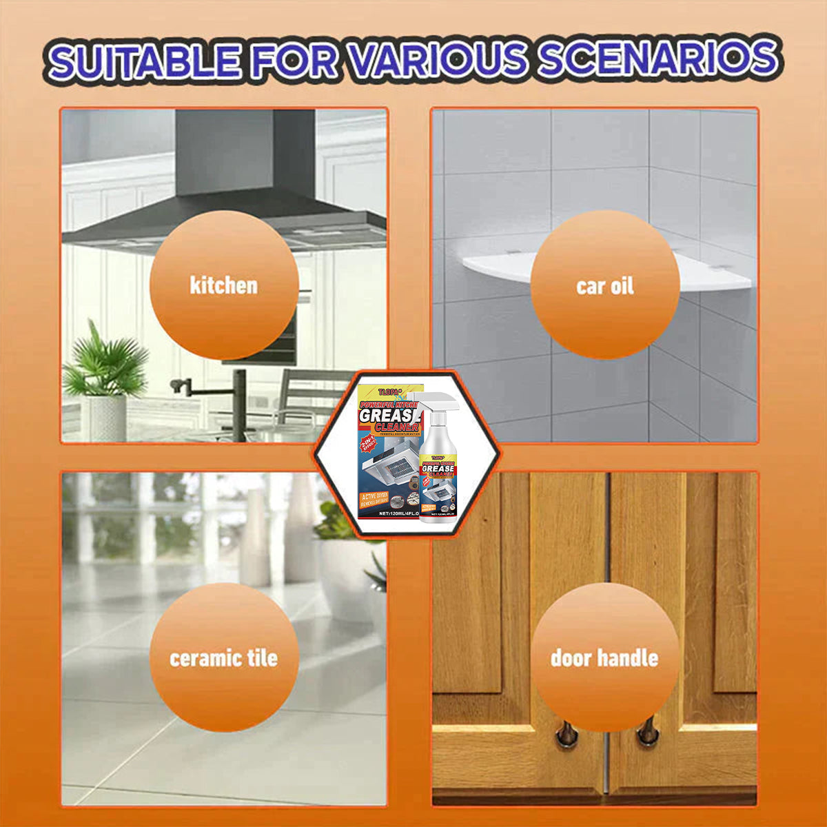 ⏰Last Day Promotion: 80% OFF🔥 TLOPA® All‑Surface Kitchen Bubble Cleaner