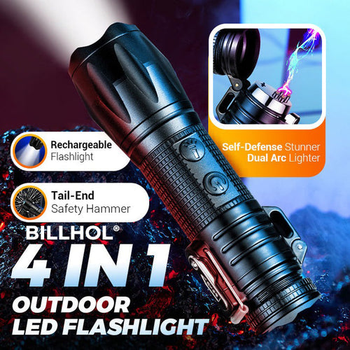 ⏰Last Day Promotion: 80% OFF🔥 Billhol® 4 in 1 Outdoor LED Flashlight