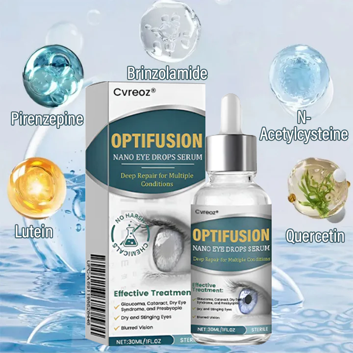 ⏰ Last Day Promotion: 50% OFF 🔥 Cvreoz® OptiFusion Nano Eye Drops Serum