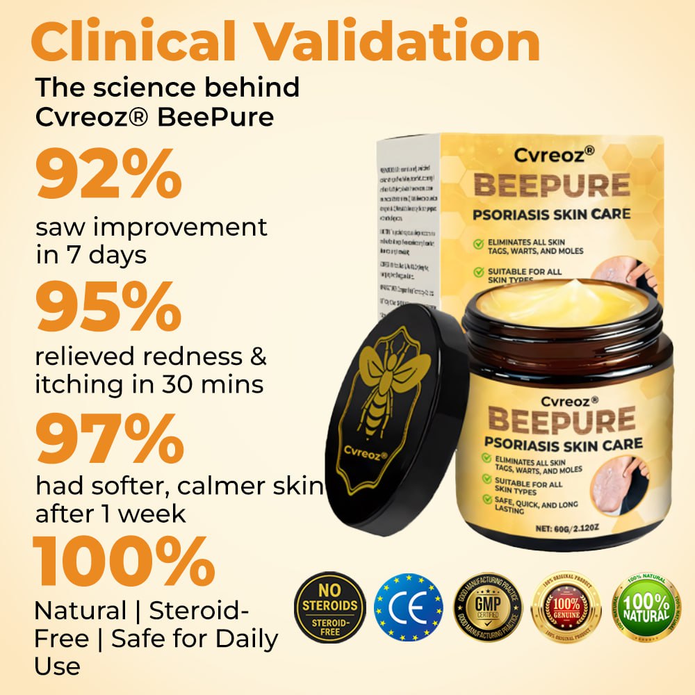 đ„ 60% OFF â CvreozÂź Beepure psoriasis Skin Care
