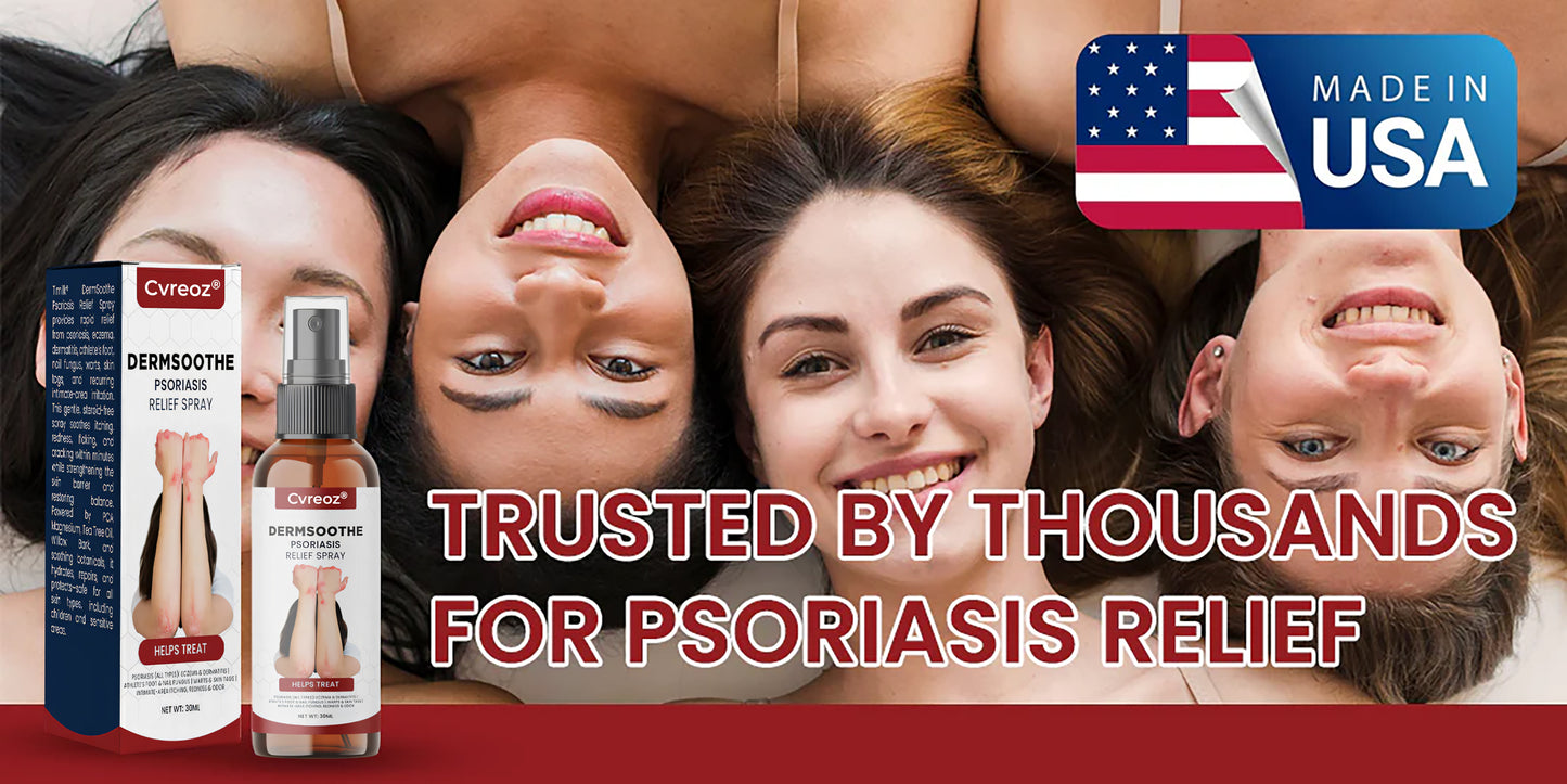 Cvreoz® DermSoothe Psoriasis Relief Spray —Clinically Tested, FDA-Recognized Formula