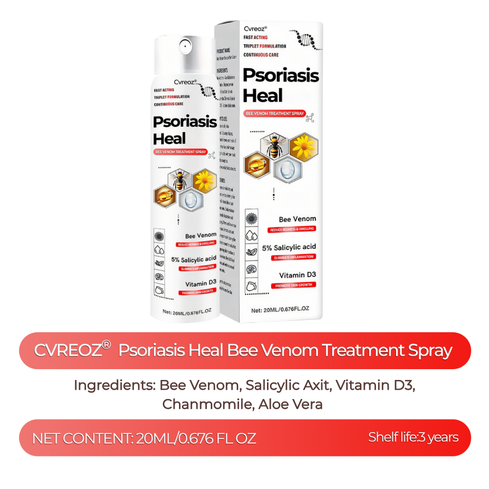 šHOT SALE: 60% OFF This Week Only!š„ CvreozĀ® Psoriasis Heal Bee Venom Treatment Spray