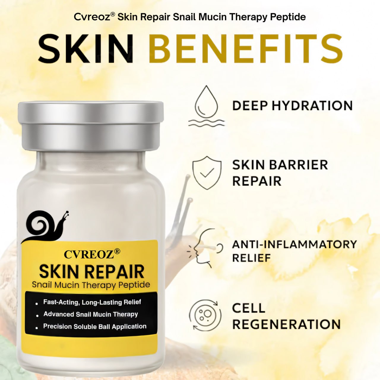 đ„Last Day Promotion: 60% OFFđ„ CvreozÂź Snail Peptide Psoriasis Serum
