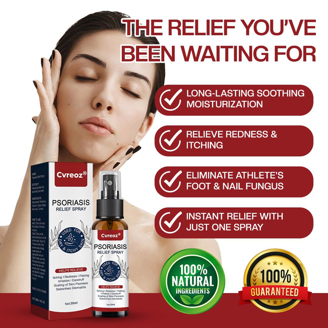 đ LIMITED OFFER: 60% OFF ONLY FOR TODAY đ CvreozÂź DermSoothe Psoriasis Relief Spray