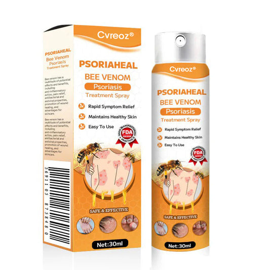 ⏰Last Day Promotion: 60% OFF🔥 Cvreoz® PsoriaHeal Bee Venom Psoriasis Treatment Spray