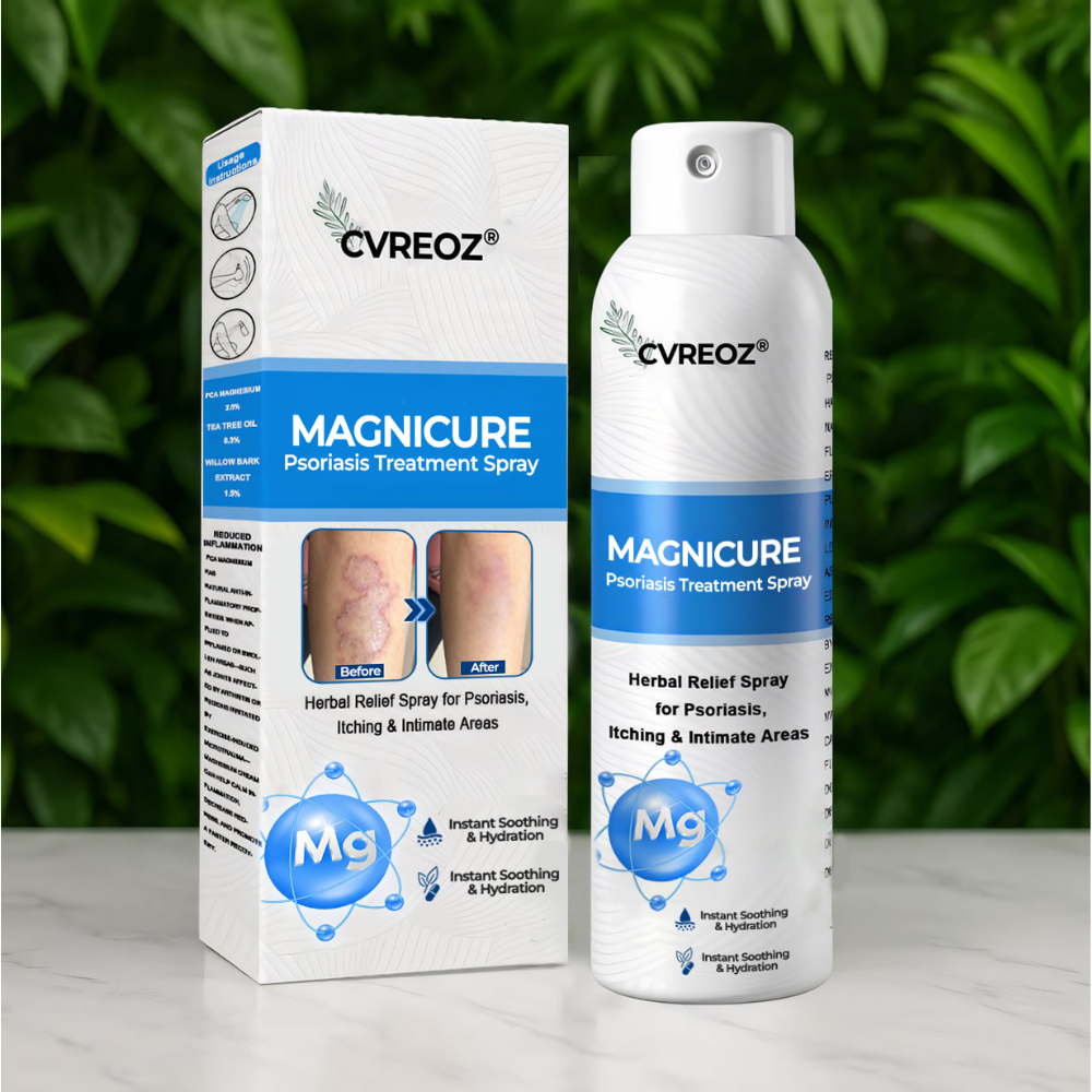 🎉SPECIAL LAUNCH OFFER: 60% OFF This Week Only!🔥 Cvreoz® MagniCure Psoriasis Treatment Spray