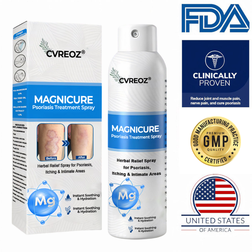 🎉SPECIAL LAUNCH OFFER: 60% OFF This Week Only!🔥 Cvreoz® MagniCure Psoriasis Treatment Spray
