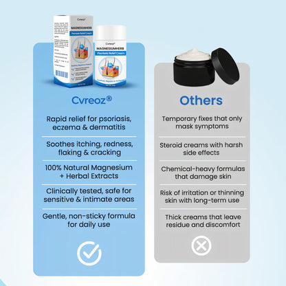 Cvreoz® MagnesiumHerb Psoriasis Relief Cream
