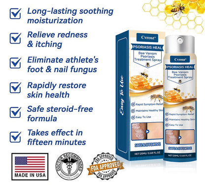 🐝 LIMITED OFFER 60% OFF 💛 Cvreoz® Psoriasis Heal Bee Venom Spray