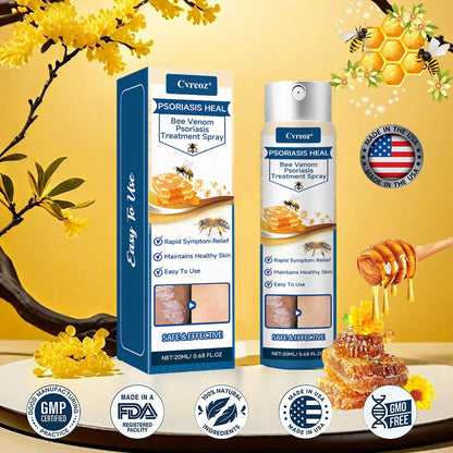 🐝 LIMITED OFFER 60% OFF 💛 Cvreoz® Psoriasis Heal Bee Venom Spray