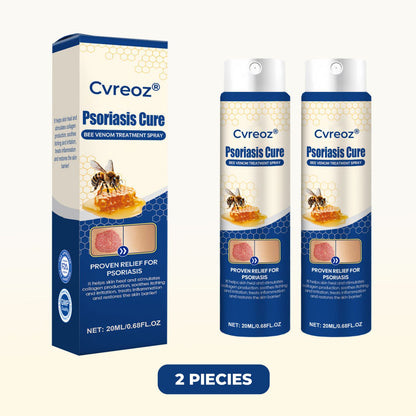 🔥HOT SALE 60% OFF🔥Cvreoz® Psoriasis Cure Bee Venom Treatment Spray