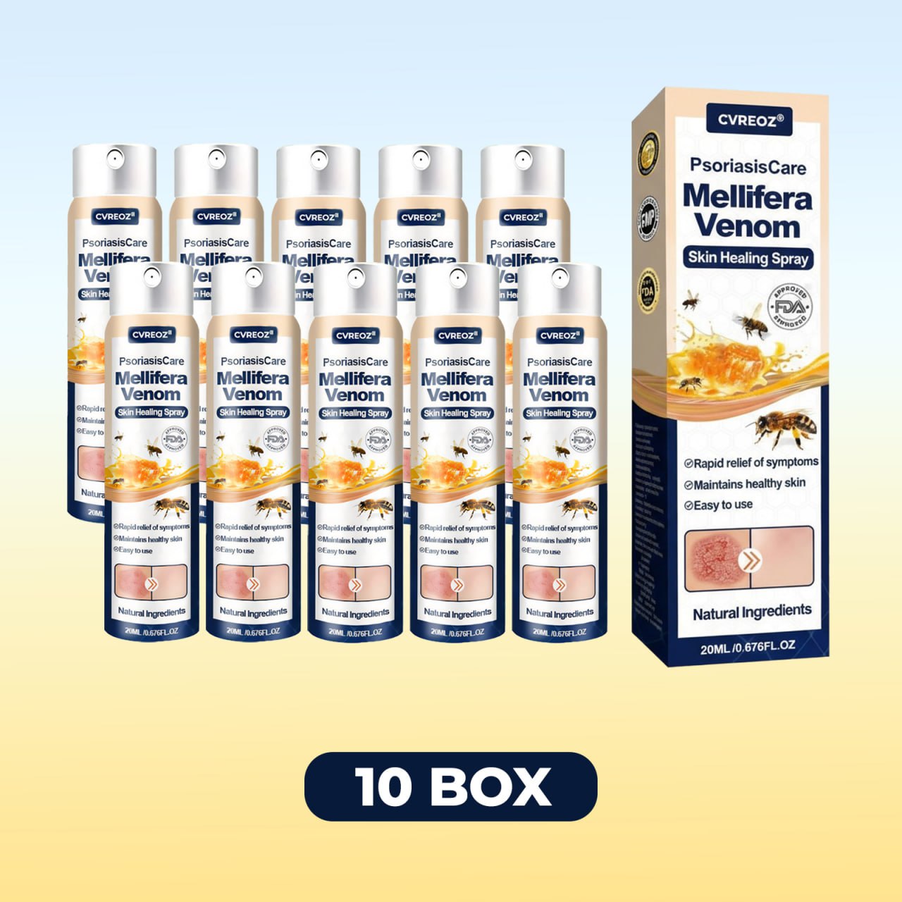 Cvreoz® PsoriasisCare Mellifera Venom Skin Healing Spray (upsell)