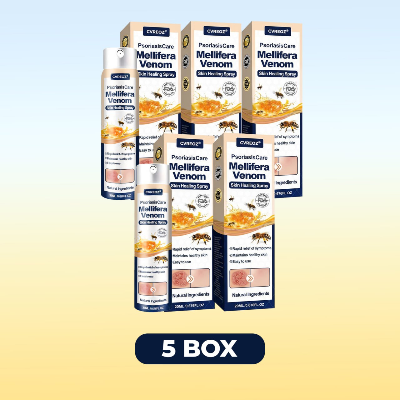 Cvreoz® PsoriasisCare Mellifera Venom Skin Healing Spray (upsell)