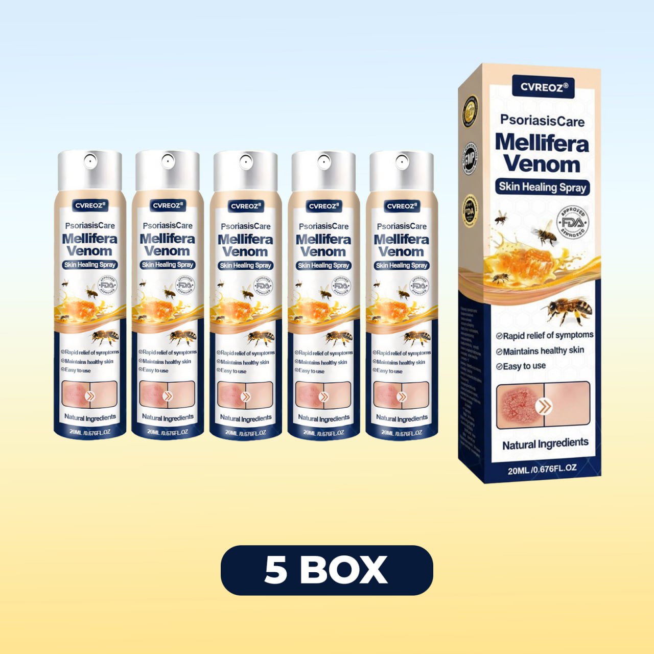 Cvreoz® PsoriasisCare Mellifera Venom Skin Healing Spray (upsell)