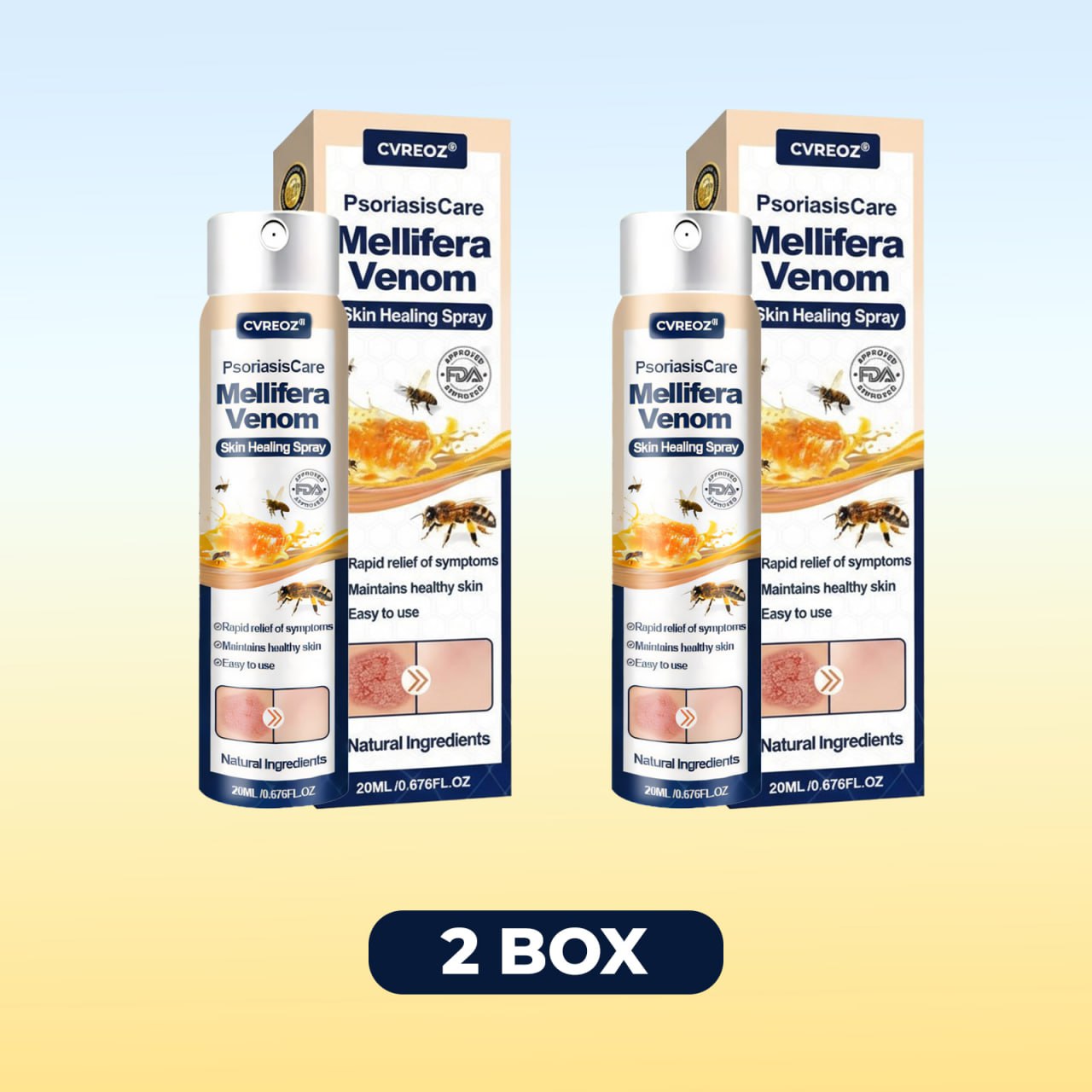 Cvreoz® PsoriasisCare Mellifera Venom Skin Healing Spray (upsell)